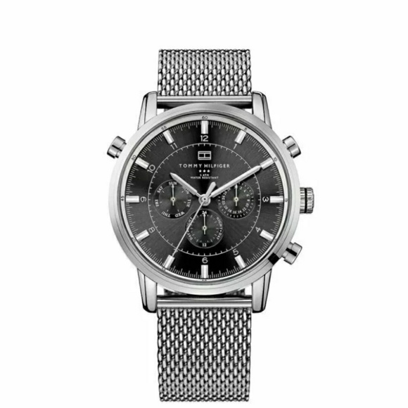 hilfiger mesh watch